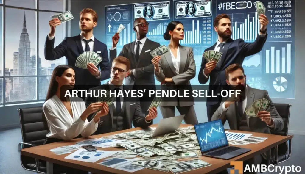 Mapping PENDLE’s future as Arthur Hayes dumps  mln tokens