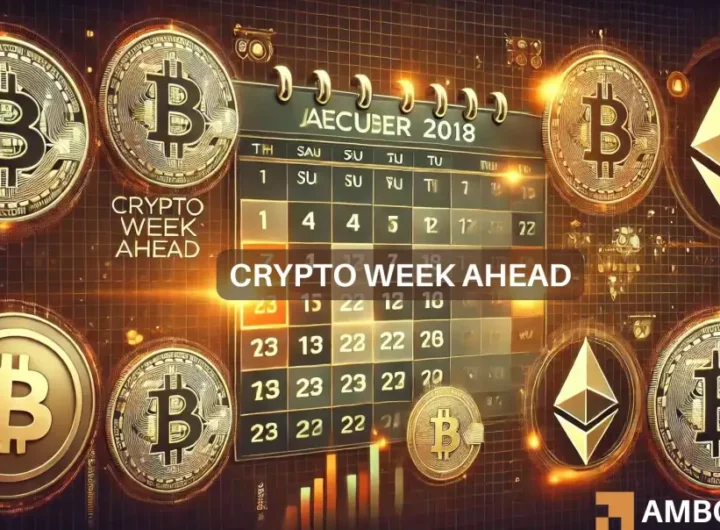 Crypto week ahead: BTC eyes K while AI tokens outperform memecoins