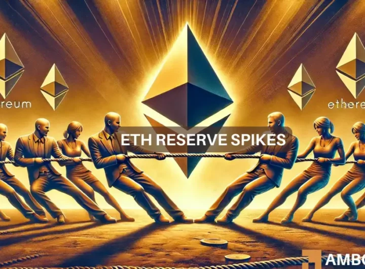 Ethereum exchange reserves jump by over 100,000 ETH – Time to worry?