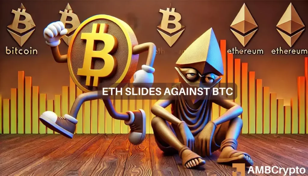 Ethereum vs Bitcoin – Explaining the 44% underperformance