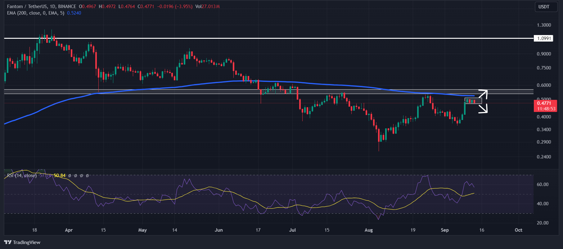 FTM technical analysis