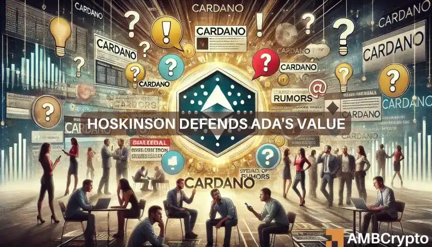 Cardano’s Hoskinson debunks ADA rumors, but price fluctuates