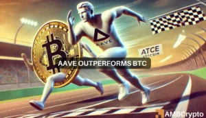 Aave outpaces BTC but hits resistance: Is a reversal on the horizon?