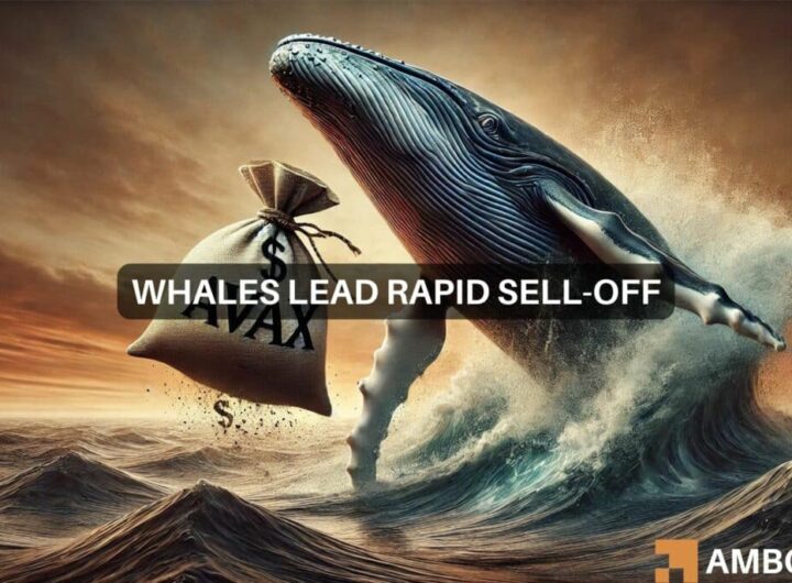 AVAX alert: Why a drop to  could be near as whales exit the market