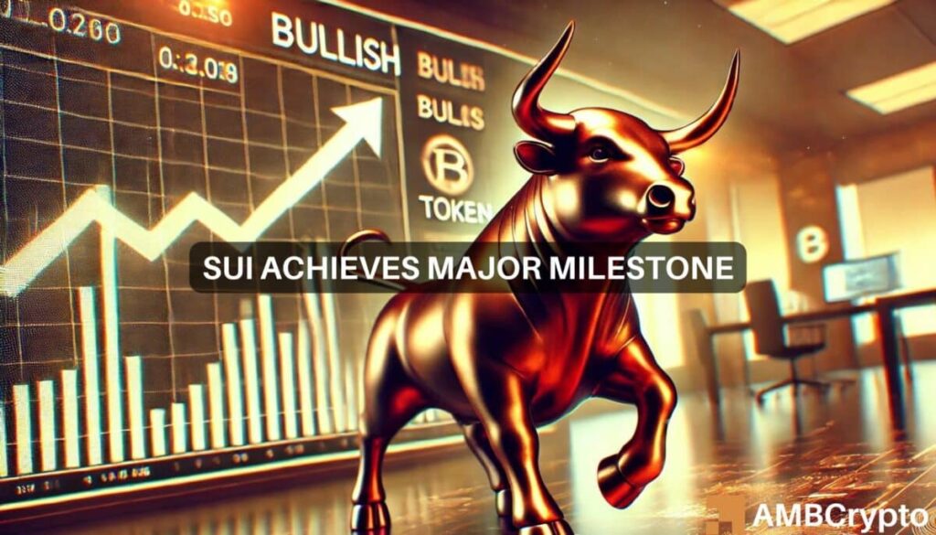 Sui’s bullish signs:  billion TVL and rising active addresses