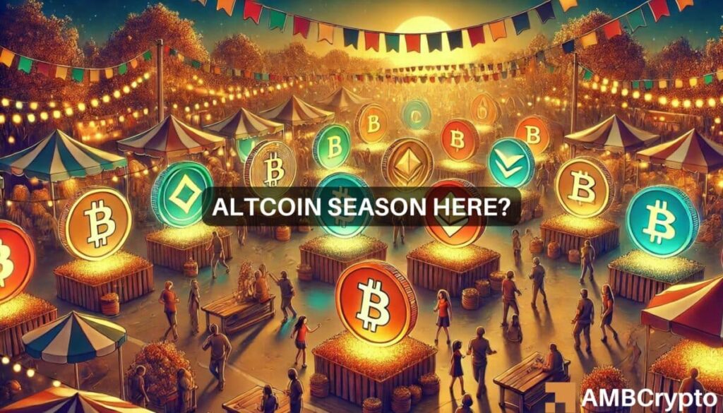 Altcoin season index hits two-month high: Bullish sign?