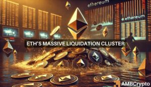 Ethereum: 0M ETH liquidation looms as price nears key resistance