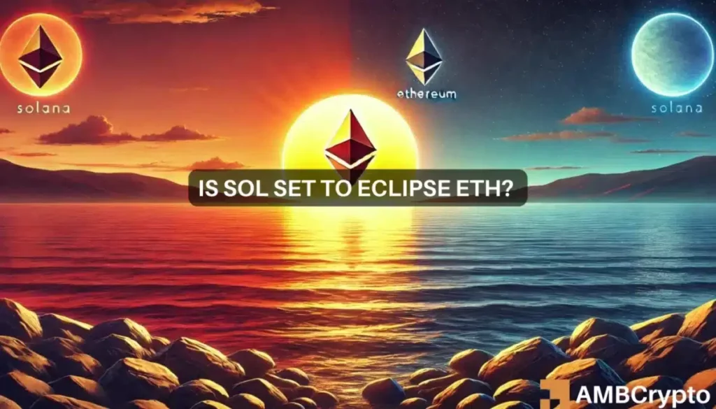 Solana vs Ethereum: Is SOL closing in on ETH’s dominance?