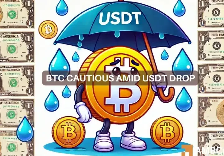 Bitcoin below K: Checking USDT’s role in BTC’s next move