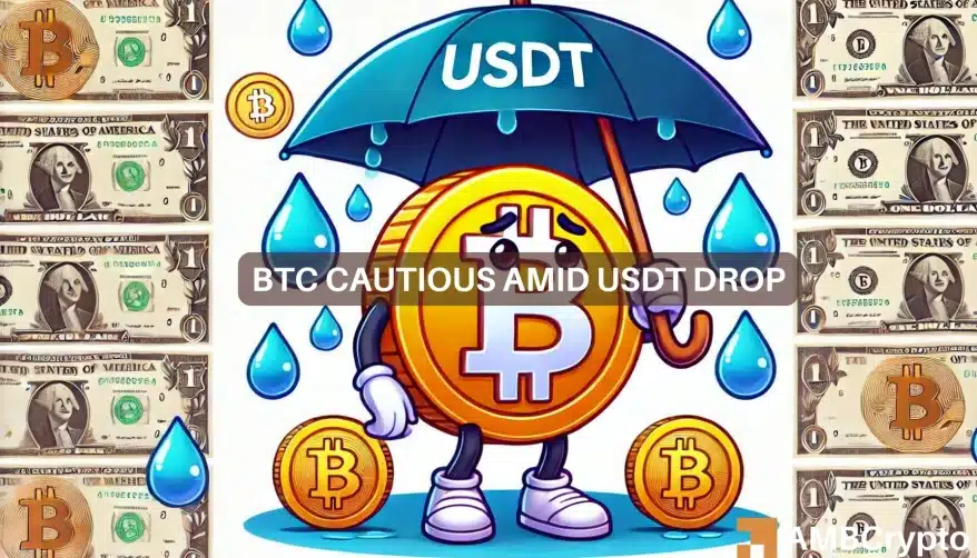 Bitcoin below K: Checking USDT’s role in BTC’s next move