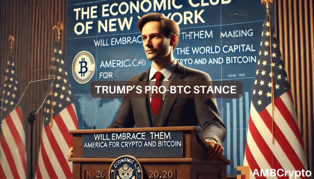 Trump’s Bitcoin pledge – ‘America to be the world’s crypto capital’