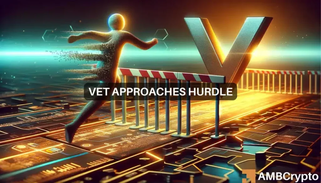 VeChain approaches critical resistance level: Can VET break alt=