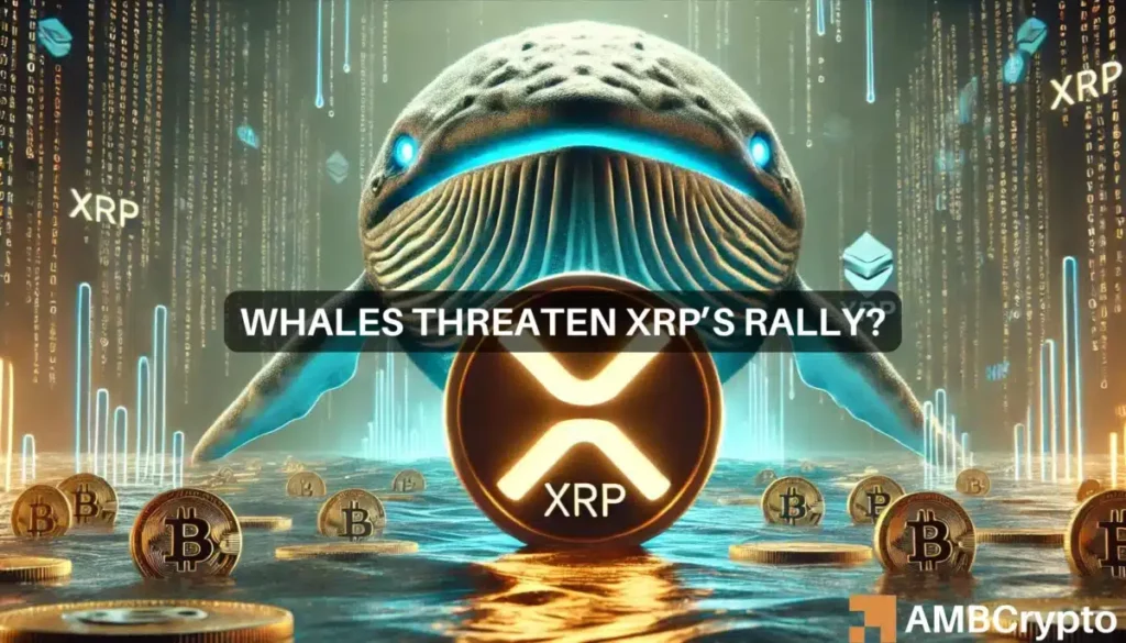 Whale sell-offs threaten XRP’s rally despite bullish forecasts