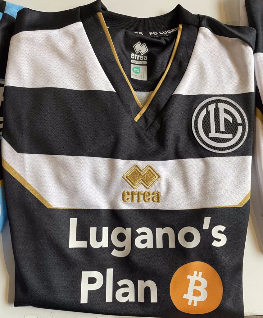 Partnership between F.C. Lugano and Plan ₿: crypto in Swiss football