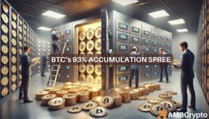 Bitcoin accumulation addresses surge 93% to nearly 4B – Bullish cue?