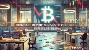 Coinbase stock falls in Q3, revenue slips to .2B— all details here