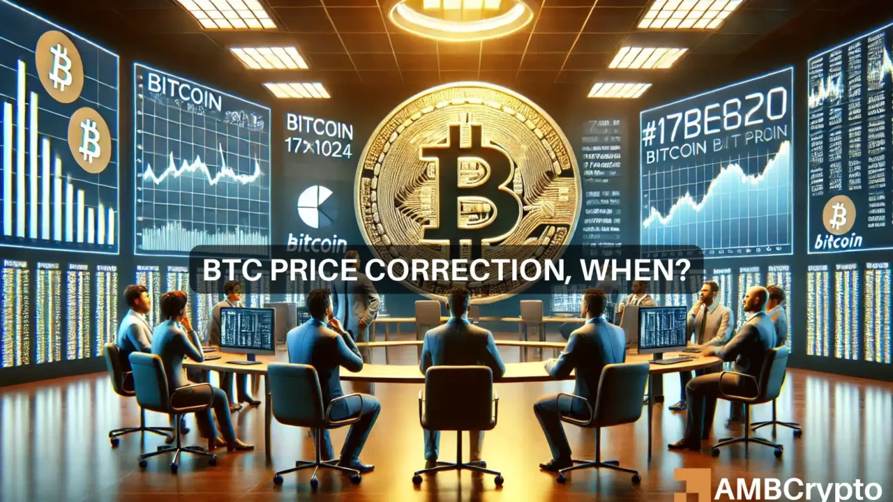 Why Bitcoin might see a correction despite the recent surge