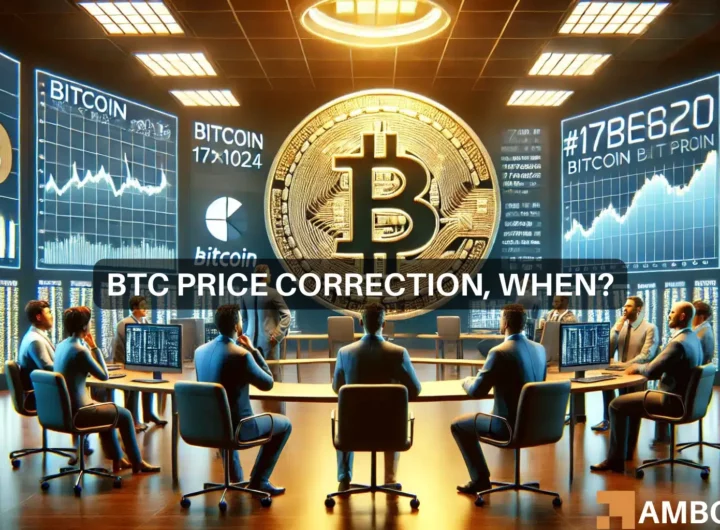 Why Bitcoin might see a correction despite the recent surge