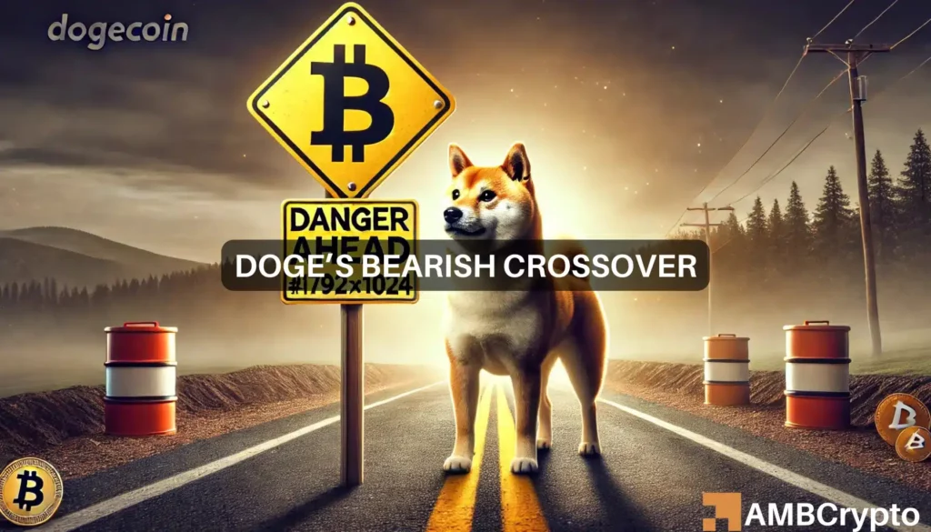 Dogecoin’s bearish crossover: What it means for DOGE prices