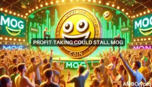 Mog coin rises 12% in 24 hours: Will profit-taking hold it back now?