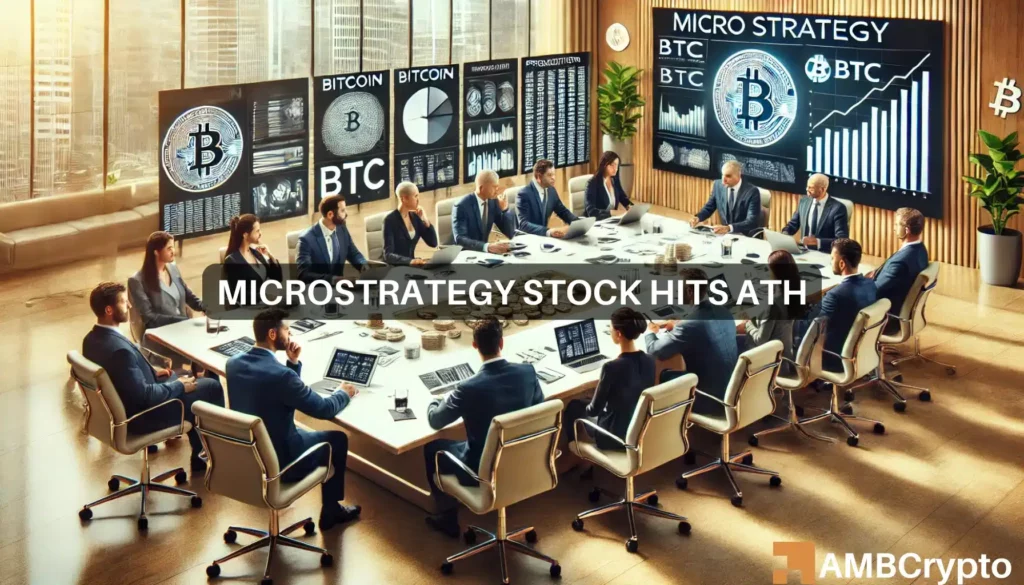 MicroStrategy stock hits 25-year high amid Bitcoin surge