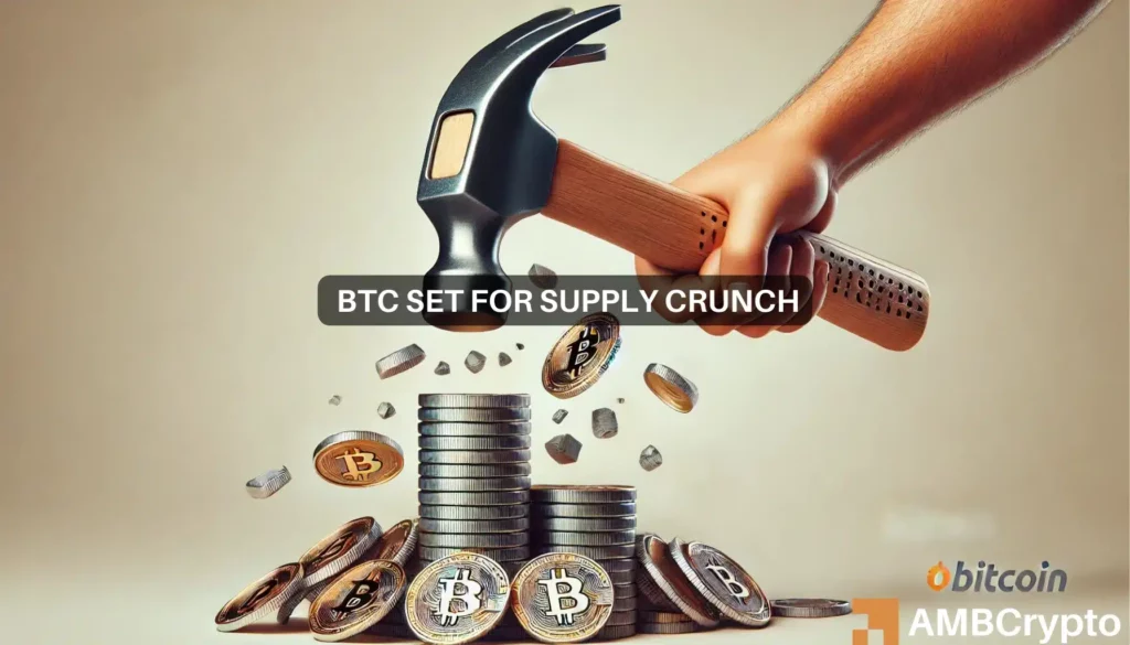 A Bitcoin supply shock is brewing – Will BTC hit K next?