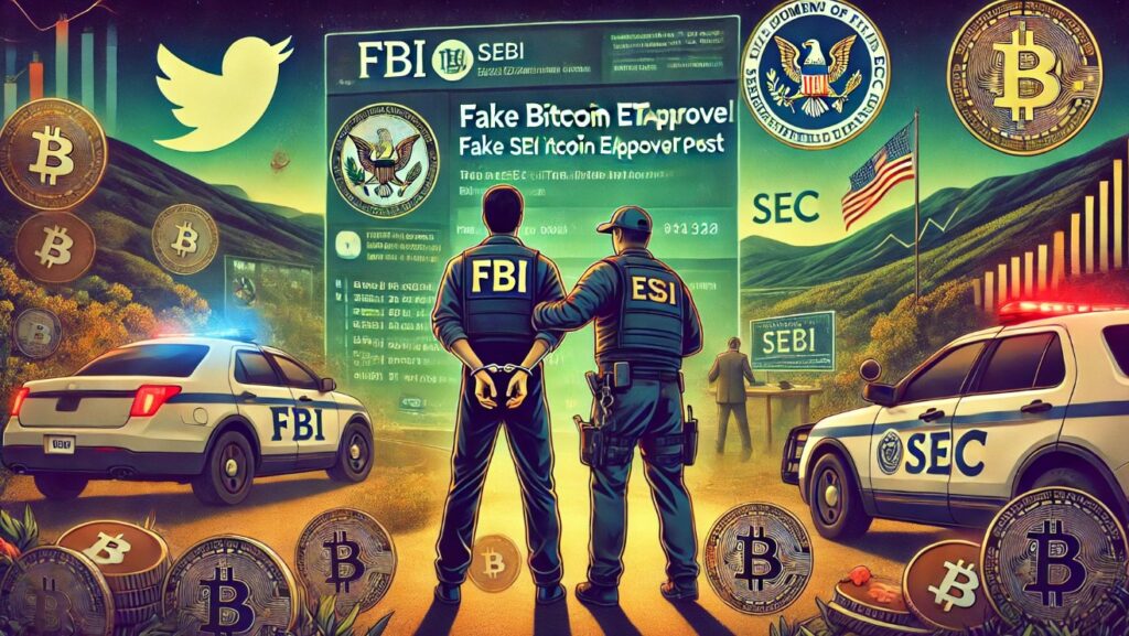 Fake Bitcoin ETF Approval Post: FBI Arrests Individual Linked To SEC Twitter Hack