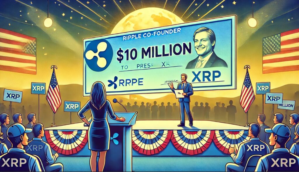 Ripple Co-Founder Donates  Million In XRP To Kamala Harris’s Campaign