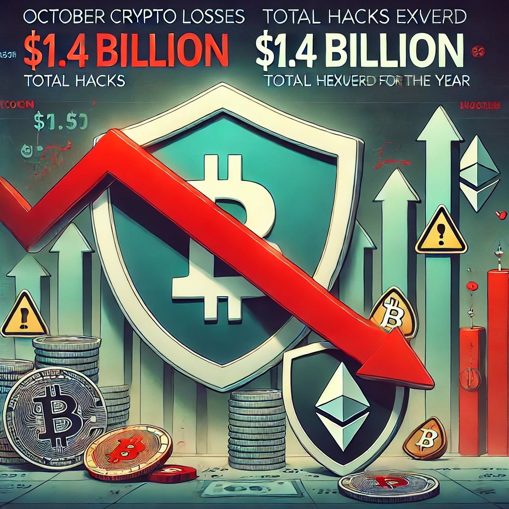 October Crypto Losses Drop, But Total Hacks Still Top .4 Billion This Year