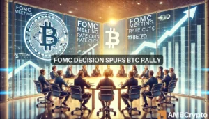 FOMC meeting: Rate cut sends Bitcoin soaring to K – What now?