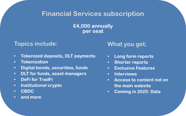 financial services subscription