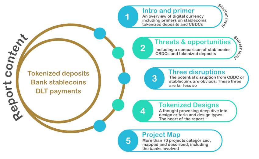 Tokenized deposit report