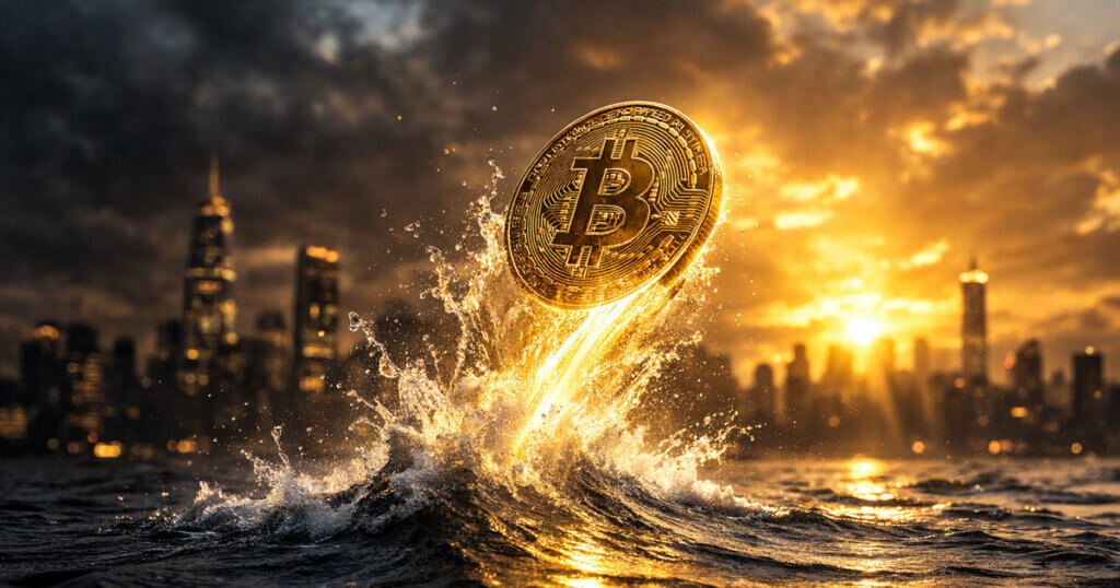 Bitcoin price surges to $70k today while stocks fall at the US market opened