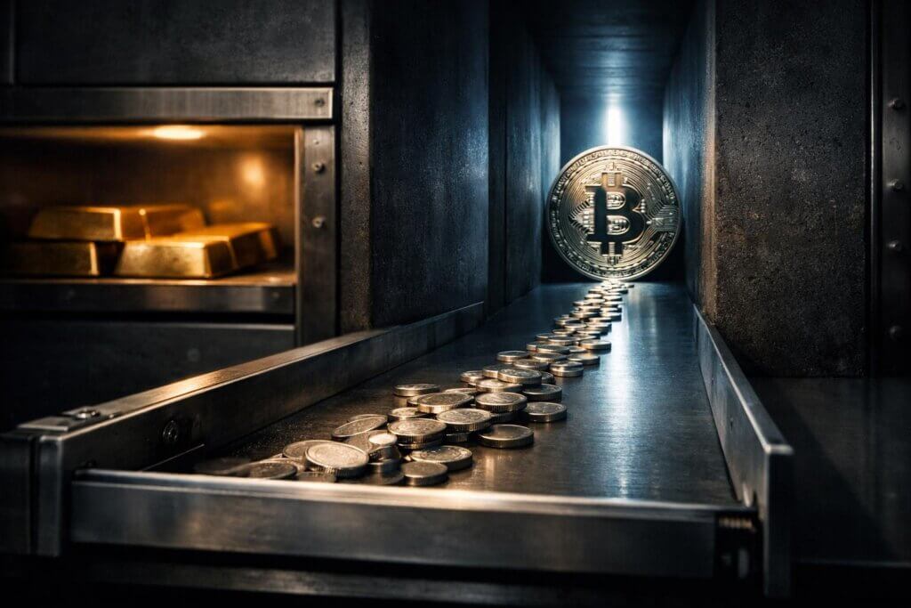 Retail is rushing into gold, but institutions are buying Bitcoin again – so why the split?