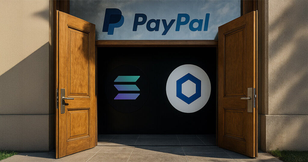 PayPal expands crypto offerings with Solana, Chainlink support
