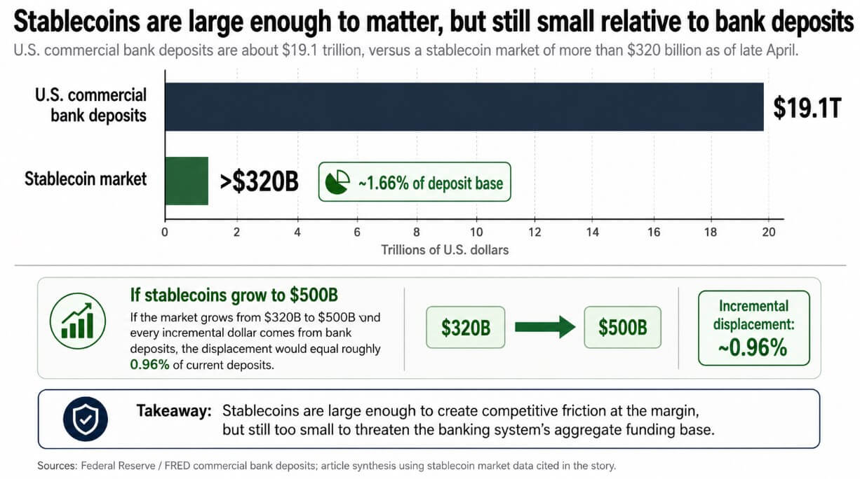 Stablecoin pathway to capture bank deposits