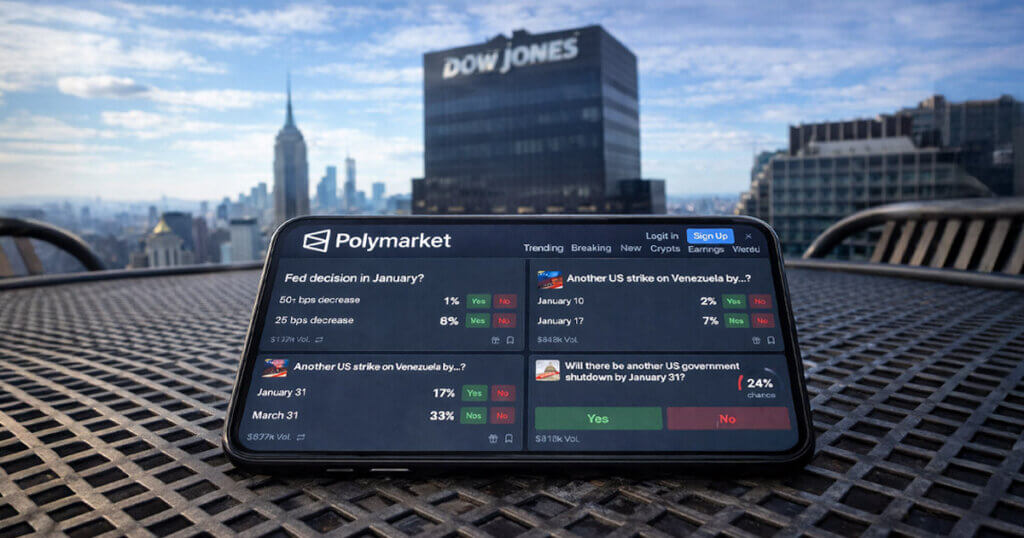 Polymarket seems riddled with insider trading yet a massive Dow Jones partnership just validated prediction markets
