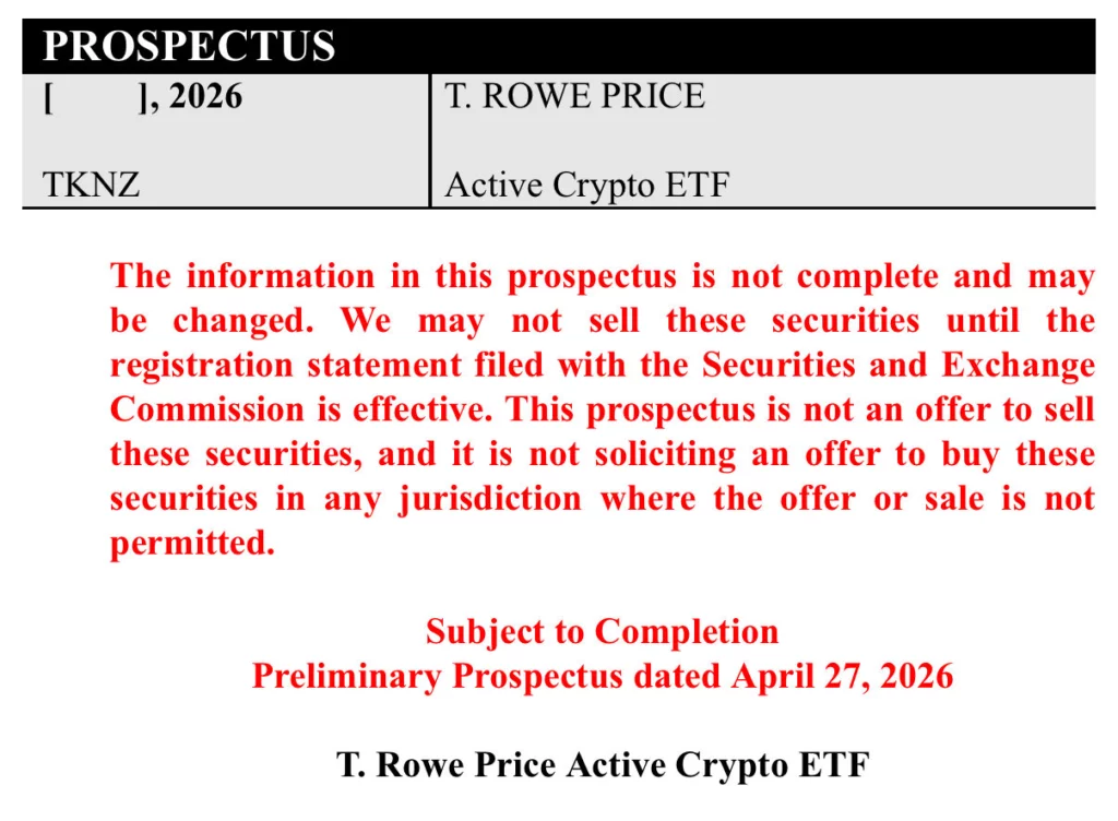 TKNZ fund prospectus.