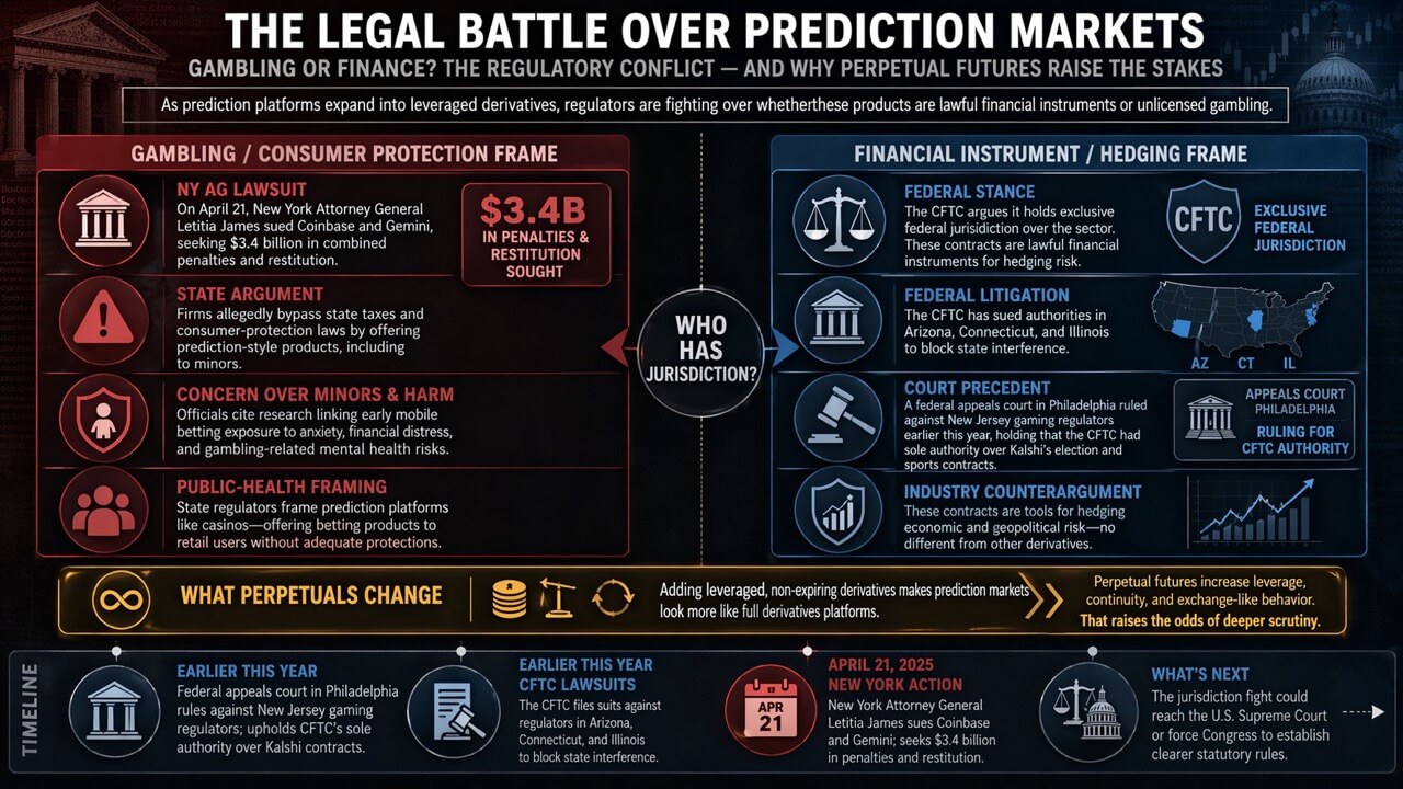 Legal battle over prediction markets