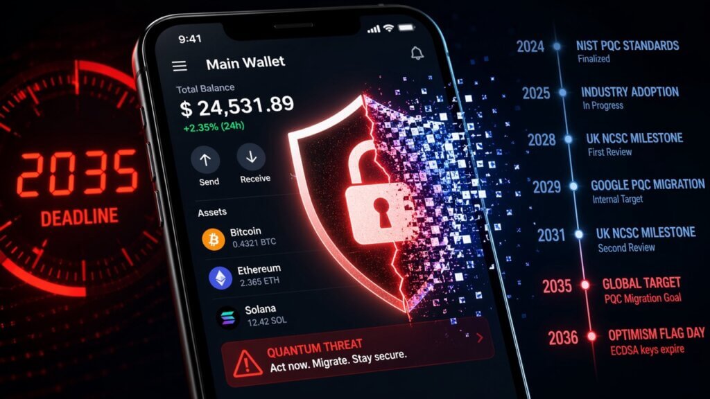 Crypto wallet threat illustration