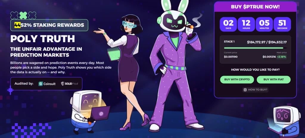 Leading crypto presales with 1000x potential: Why crypto hunters are eyeing PTRUE - 4