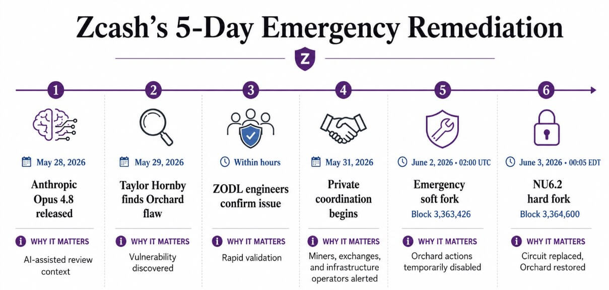 Zcash's 5-day emergency remediation