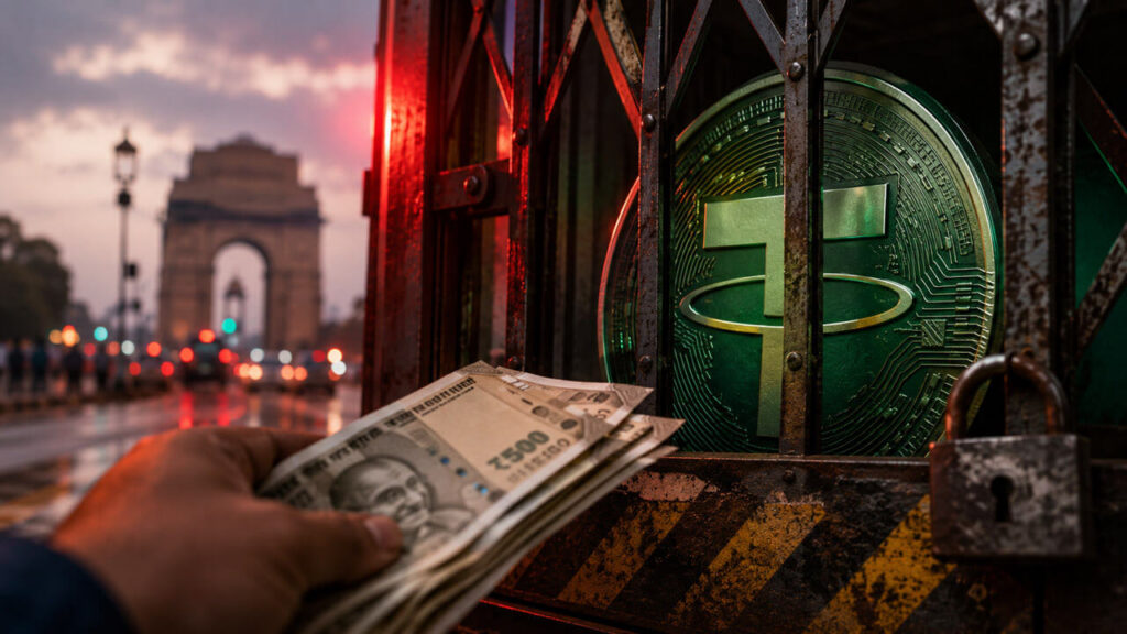 Tether trades 8.5% above India’s dollar rate as policy pressure hits USDT access Tether trades 8.5% above India’s dollar rate as policy pressure hits USDT access