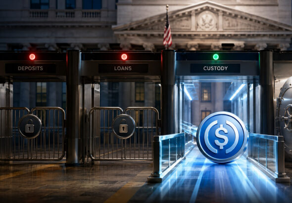 Circle can now open a US trust bank but cannot take ordinary deposits or make loans Circle can now open a US trust bank but cannot take ordinary deposits or make loans