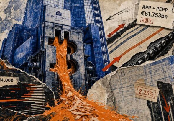 Bitcoin is now fighting the ECB’s €51.8 billion bond wall for a shrinking pool of capital Bitcoin is now fighting the ECB’s €51.8 billion bond wall for a shrinking pool of capital