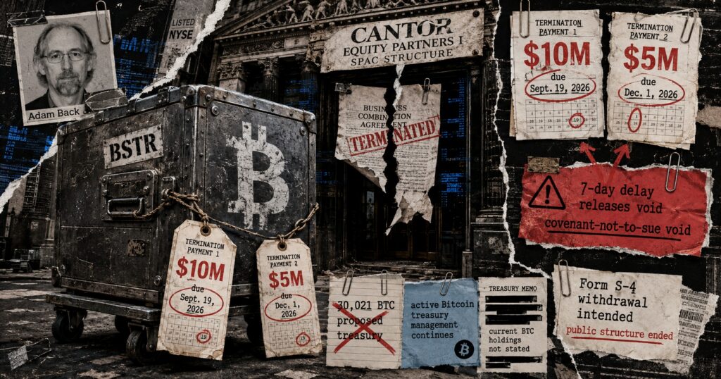 Adam Back’s Bitcoin treasury deal died, but its M obligation did not Adam Back’s Bitcoin treasury deal died, but its M obligation did not