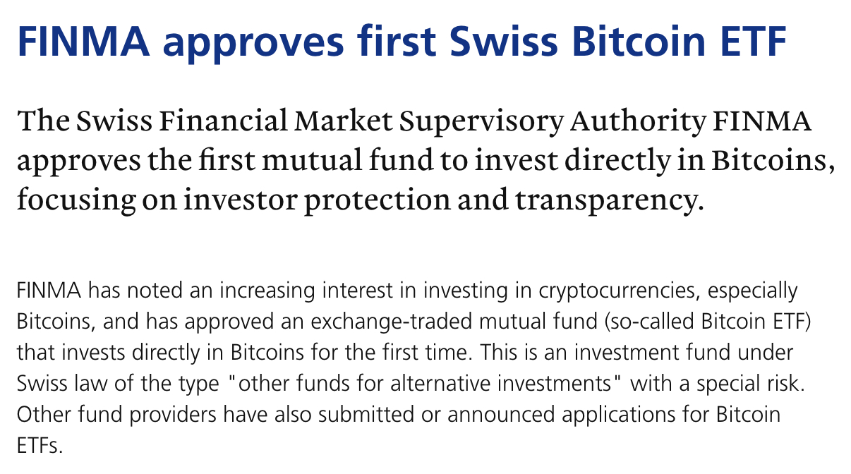 Switzerland launches a Bitcoin ETF as Paul Biya and Cameroon ties revive questions about the country’s role as a financial haven.